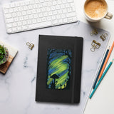Electrify the Night Watercolor Print Hardcover bound notebook