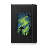Electrify the Night Watercolor Print Hardcover bound notebook