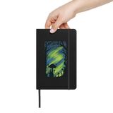 Electrify the Night Watercolor Print Hardcover bound notebook