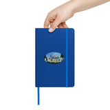 Slainte Mushroom Village Watercolor Painting Hardcover bound notebook