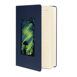 Electrify the Night Watercolor Print Hardcover bound notebook