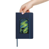 Electrify the Night Watercolor Print Hardcover bound notebook