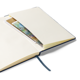 Electrify the Night Watercolor Print Hardcover bound notebook