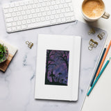 The Midnight Hour Watercolor Hardcover bound notebook