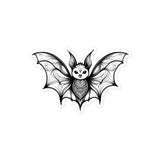 Whispering Wings Filigree Bat Bubble-free stickers