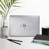 Filigree Cheeky Bat Bubble-free stickers