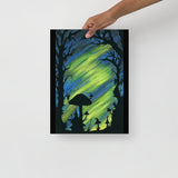 Electrify the Night Watercolor Photo paper poster