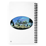 Slainte Mushroom Village Watercolor Painting Spiral notebook