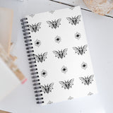 Whispering Wings Bat Spiral notebook - Block