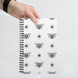 Whispering Wings Bat Spiral notebook - Half Drop