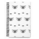 Whispering Wings Bat Spiral notebook - Brick