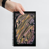 The Transition Hour Watercolor Spiral notebook