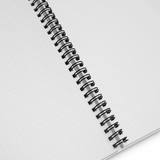 Whispering Wings Filigree Bat Spiral notebook reflection
