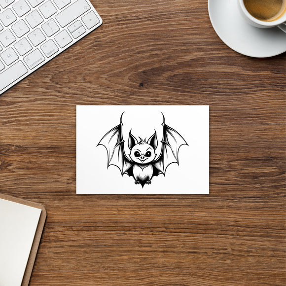 Cheeky Bat Standard Postcard