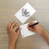 Filigree Cheeky Bat Standard Postcard
