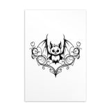Filigree Cheeky Bat Standard Postcard