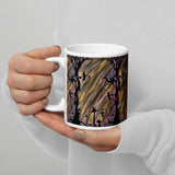 The Transition Hour Watercolor White glossy mug
