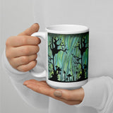 The Potion Hour Watercolor White glossy mug