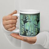The Potion Hour Watercolor White glossy mug