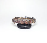 Raw Cherry Tanzurine Copper Bangle Size Petite