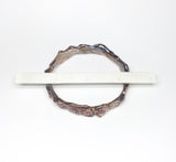 Raw Cherry Tanzurine Copper Bangle Size Petite