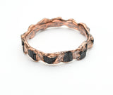 Raw Black Tourmaline Bangle Bracele