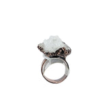 Moroccan Geode Cluster Ring Size 7