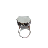 Double Terminated Quartz Crystal Ring Size 10