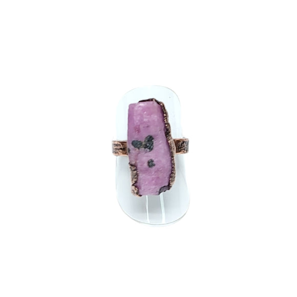Rough Natural Ruby Ring Size 7 1/2