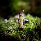 Scottish Highland Tumbled Marble Ring Size 6
