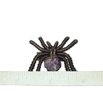 Raw Ruby Nugget Spider Copper Ring Size 11-1/2