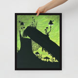 Pentacles Tarot Framed poster