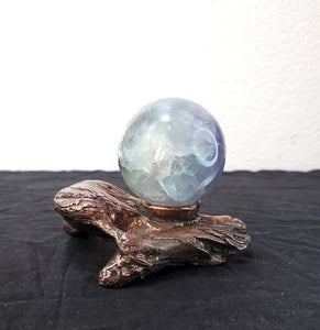 Medium Driftwood, with opening, Sphere Holder