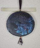 A Wish to the Stars Watercolor Painting Wood Hanging