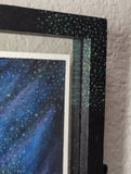 To the Stars – A Watercolor Nightscape Framed in Hand-Sculpted Magic