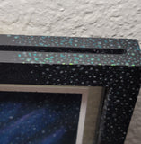 To the Stars – A Watercolor Nightscape Framed in Hand-Sculpted Magic