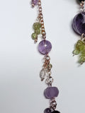 Brewing Amethyst & Peridot Cauldron Suncatcher / Wall Art