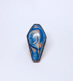 Bowlerite Coffin Ring Size 8