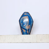 Bowlerite Coffin Ring Size 8