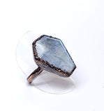 Moonstone Coffin Ring Size 7