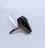 Labradorite Coffin Ring Size 8 1/2