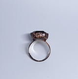 Labradorite Coffin Ring Size 8 1/2