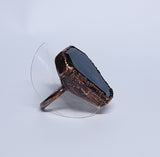 Labradorite Coffin Ring Size 6 1/2