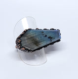 Labradorite Coffin Ring Size 8