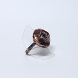 Copper Small Brown Eye Ring Size 7