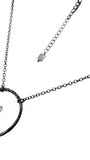 Copper Tree Limb Broom Pendant with Kyanite and Vera Cruz Amethyst Point