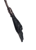 Copper Tree Limb Broom Pendant with Kyanite Fan and Moonstone