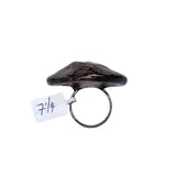 Copper Green Eye Ring Size 7 1/4