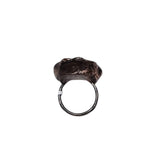 Copper Brown Eye Ring Size 9 1/4