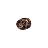 Copper Small Brown Eye Ring Size 9 1/2